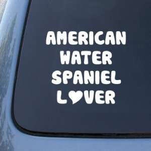  AMERICAN WATER SPANIEL   Car, Truck, Notebook, Vinyl Decal 