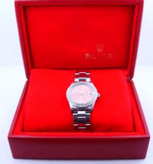   MIDSIZE Rolex Stainless Steel & Gold Diamond Datejust Watch  