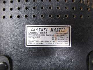 Vintage Channel Master AM/FM Transistor Radio #6228  