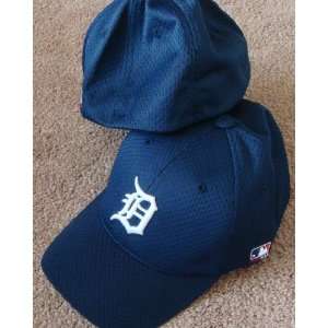   Lg/XL Detroit TIGERS Home Navy Blue Hat Cap Mesh 