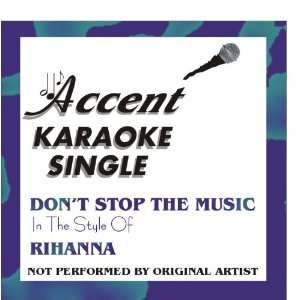   Stop The Music by Rihanna Karaoke CD+G Single Accent Karaoke Music