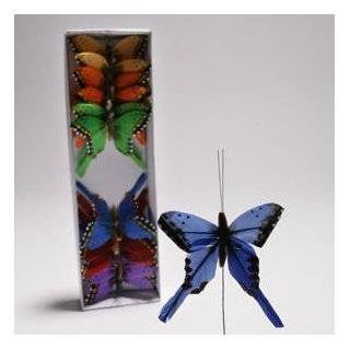  Butterfly 3D Translucent Decoration 15 PURPLE Butterflies 