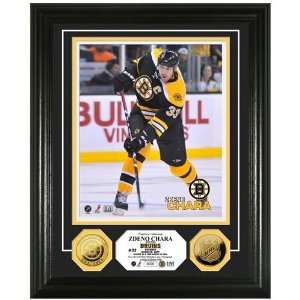  Boston Bruins Zdeno Chara 24KT Gold Coin Photo Mint 