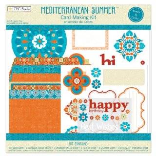 The Paper Company, 2010010, Mediterranean Summer Card Making Kit