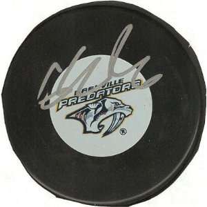 Autographed Shea Weber Hockey Puck   LOGO COA   Autographed NHL Pucks