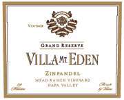 Villa Mt. Eden Grand Reserve Mead Ranch Zinfandel 2000 