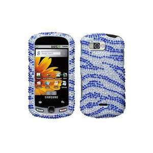  Samsung M900 Moment Full Diamond Graphic Case   Blue 