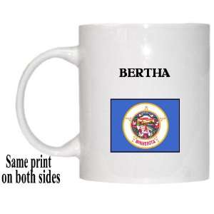    US State Flag   BERTHA, Minnesota (MN) Mug 