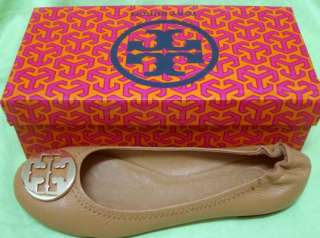 NEW classic Tory Burch Reva Ballet Flats Leather shoes  