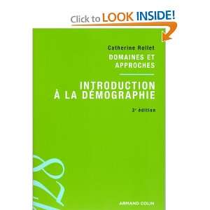  introduction à la démographie (3e édition 