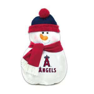  Pack of 2 MLB Los Angeles Angels 22 Plush Snowman Pillows 
