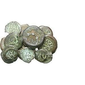  Lot of 12 Ancient Jewish Bronze Coins, c. 104 B.C.   70 A 
