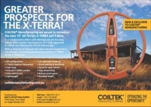 COILTEK Minelab X terra 7.5 kHz 15 inch Round Coil  