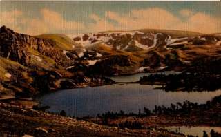 Postcard 918751 Twin Lakes Red Lodge Yellowstone  