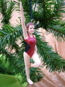 New Gymnastic Floor Exercise Gymnast Christmas Ornament  