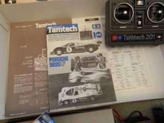 vintage tamiya tamtech porsche 962c complete kit no 2101 124 scale 