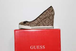 New Guess Wedge By Marciano Dwyer Signature Denim Fabric 6.5