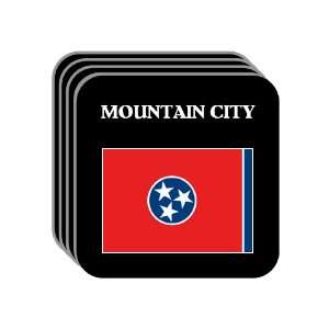 US State Flag   MOUNTAIN CITY, Tennessee (TN) Set of 4 Mini Mousepad 