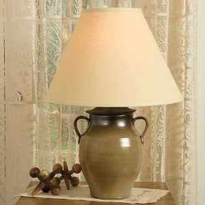   Pottery Lamp Hand Glazed Antique Look Made in the USA