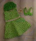 green dasies dress, hat,shoes and bracelet fits 18 A