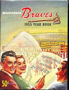 1955 Milwaukee Braves Yearbook em  