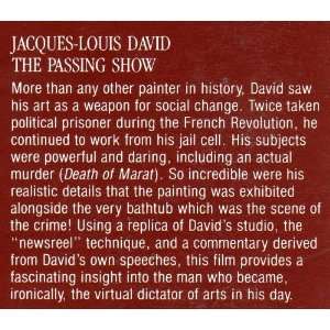  Portrait of an Artist Volume 25 Jacques Louis David The 