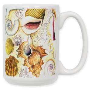    Shell Collection 15 Oz. Ceramic Coffee Mug