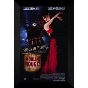  Moulin Rouge 27x40 FRAMED Movie Poster   Style B   2001 