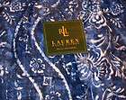 new blue navy white seychelles ralph lauren bed skirt cal king returns 
