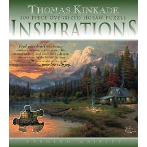  Thomas Kinkade Inspirations   Evening Majesty 300pc Toys & Games