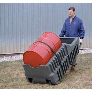 Outdoor Spill Containment Drum Caddy with Strap  