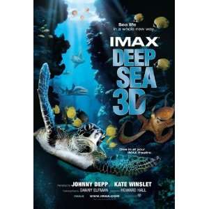 Deep Sea 3 D, IMAX Original Double sided Movie Theatre Poster, 27x40 