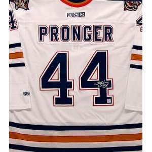 Chris Pronger Autographed Hockey Jersey (Edmonton Oilers)  