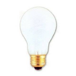  Incandescent Light Bulb, Long Life A 19, 20,000 Hours, 100 