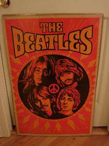 1970 Psychedelic BEATLES Poster  