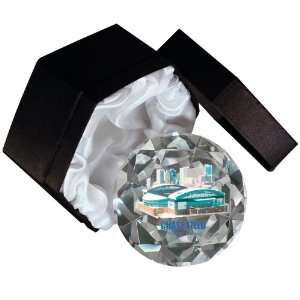   Field Photograph 4 Inch High Brillance Diamond Cut Glass Paperweight