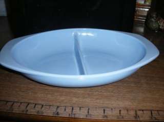 Vintage PYREX Divided Glass Dish Relish Tray Server  