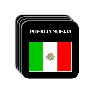  Mexico   PUEBLO NUEVO Set of 4 Mini Mousepad Coasters 