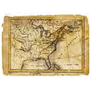  Ancient Map of Eastern Usa   Peel and Stick Wall Decal by 