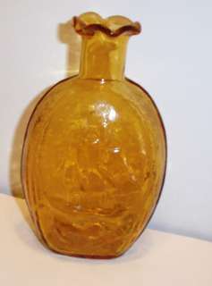 Albany Glass Works Replica Amber Bottle Albany, NY  