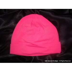  Cottony Baby soft and Stretchy Hot Pink Infant/Toddler Hat 