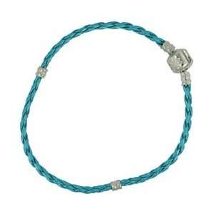 Jesse James Beads Uptown Collection Leather Bracelet 1/Pkg Turquoise 8 