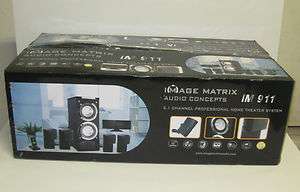 IMAGE MATRIX IM 911 5.1 CHANNEL PROFESSIONAL HOME THEATER SYSTEM BRAND 