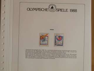 ALL WORLD 1988 Olympics Sport, MNH COLLECTION+Cards, Covers+  