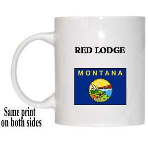    US State Flag   RED LODGE, Montana (MT) Mug 