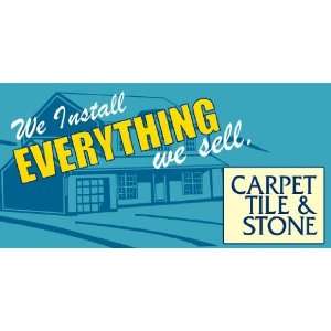  3x6 Vinyl Banner   We Install Everything We Sell 