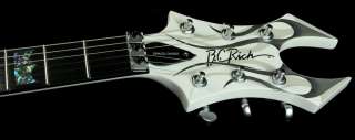   Rich Draco Limited Edition Electric Guitar Pearl White w/ Ghost Flames