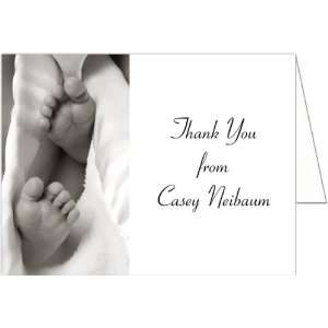  Baby Toes Baby Shower Thank You Cards   Set of 20 Baby