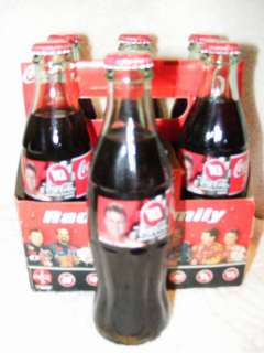1998 Ricky Rudd 10 Coca Cola Coke Racing Family Nascar Bottles 6 pack 