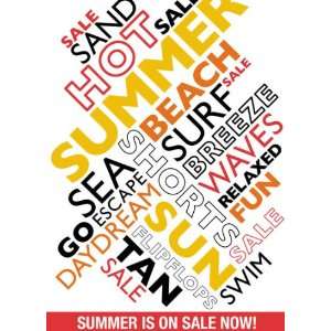  Summer Sale Hot Type Sign